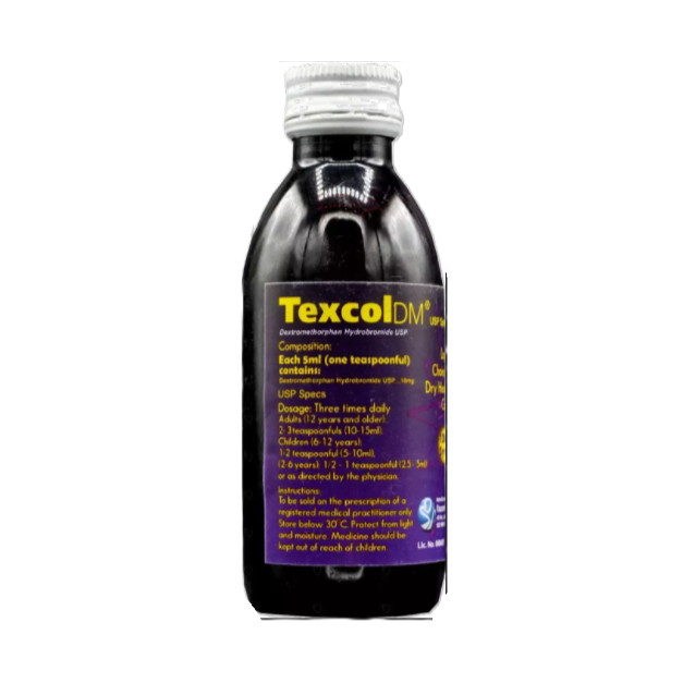 Texcol Dm 120ml Syrup