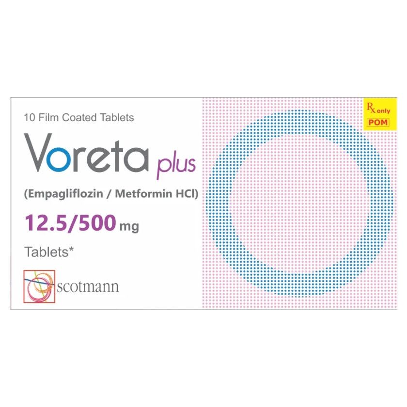 Voreta Plus 12.5mg/500mg Tablets (10s)