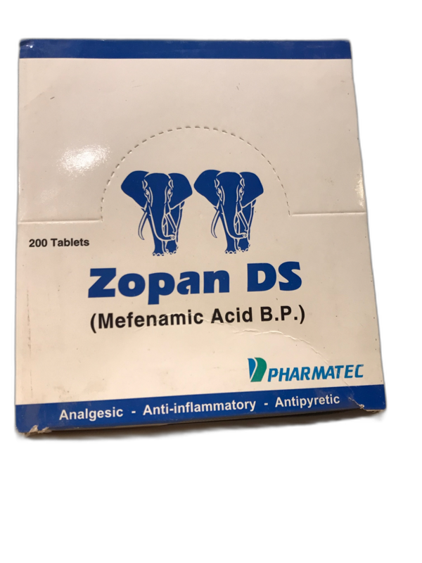 Zopan Ds 500mg Tablets.