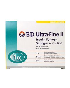 1cc Bd Ultrafine Syringe