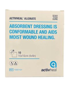 Activheal Alginate Dressing 10x10cm 10s