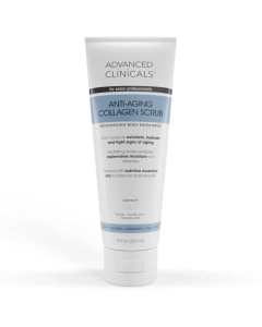 Advanced clinicals scrub 237ml collagen