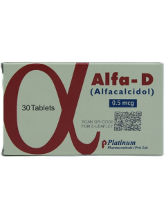 Alfa D 0.5mcg Tablets 30s