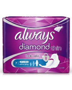 Always Diamond Ultra Thin Extra Long 7pcs