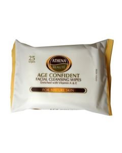 Athena Facial Cleansing Wips Age Confident 25p