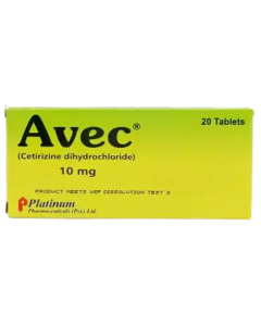 Avec 10mg Tablets 20s