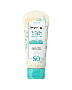 Aveeno Sunscreen 88ml Spf50 Positively Mineral