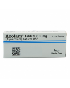 Azolam 0.5mg Tablets