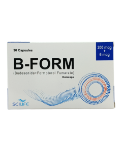 B Form 200mcg 6mcg Capsules 30s