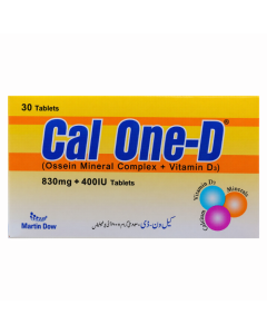 Cal One D 830mg Tablets