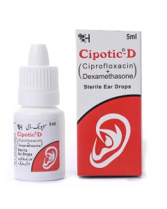 Cipotic D 5ml Ear Drops
