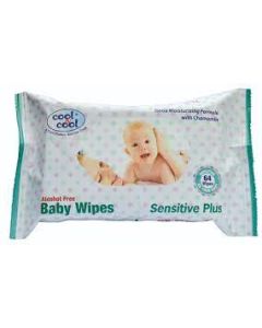 Cool & Cool Baby Wipes 64pcs Sensitive Plus