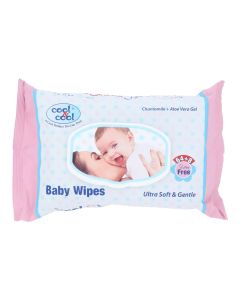 Cool & Cool Baby Wipes Chamomile &  Aloe Vera Gel 72