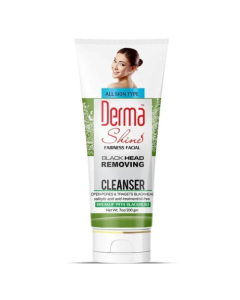 Derma Shine Facial Cleanser 200gm Black Head Removing