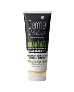Derma Shine Facial Wash 200gm Charcoal Scrub