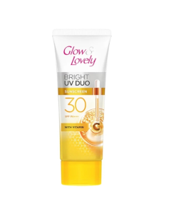 Glow lovely pak bright uv duo sunscreen spf30 50g