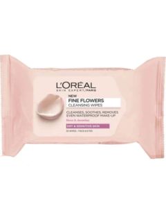 Loreal Fine Flowers Cleansing Wipes Dry 25p