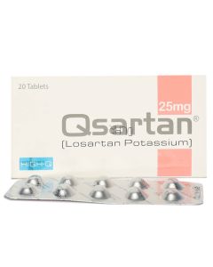 Qsartan 25mg Tablets