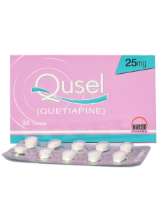 Qusel 25mg Tablets