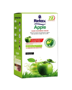Relax apple hair colouring cream 500ml 10 natural black