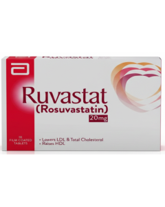 Ruvastat 20mg Tablets