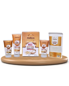 Saffron Rice Brightening Glow Kit