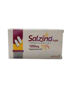 Salzina 1000mg Suppositries 10s