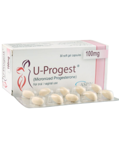 U Progest 100mg Capsules