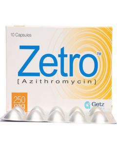 Zetro 250mg Capsules